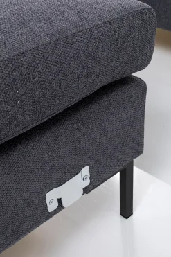 KARE Ecksofa Gianni Grau Links