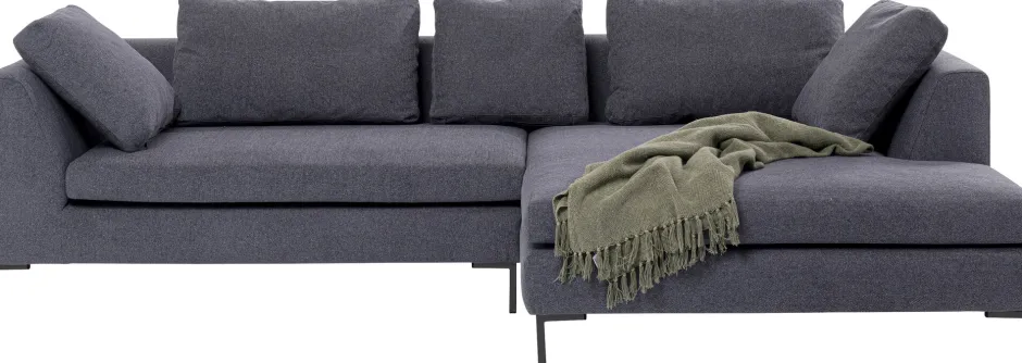 KARE Ecksofa Gianni Grau Rechts