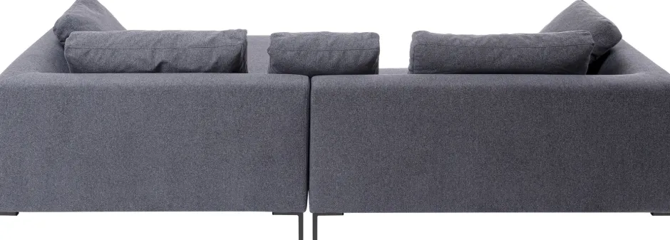 KARE Ecksofa Gianni Grau Rechts