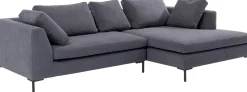 KARE Ecksofa Gianni Grau Rechts
