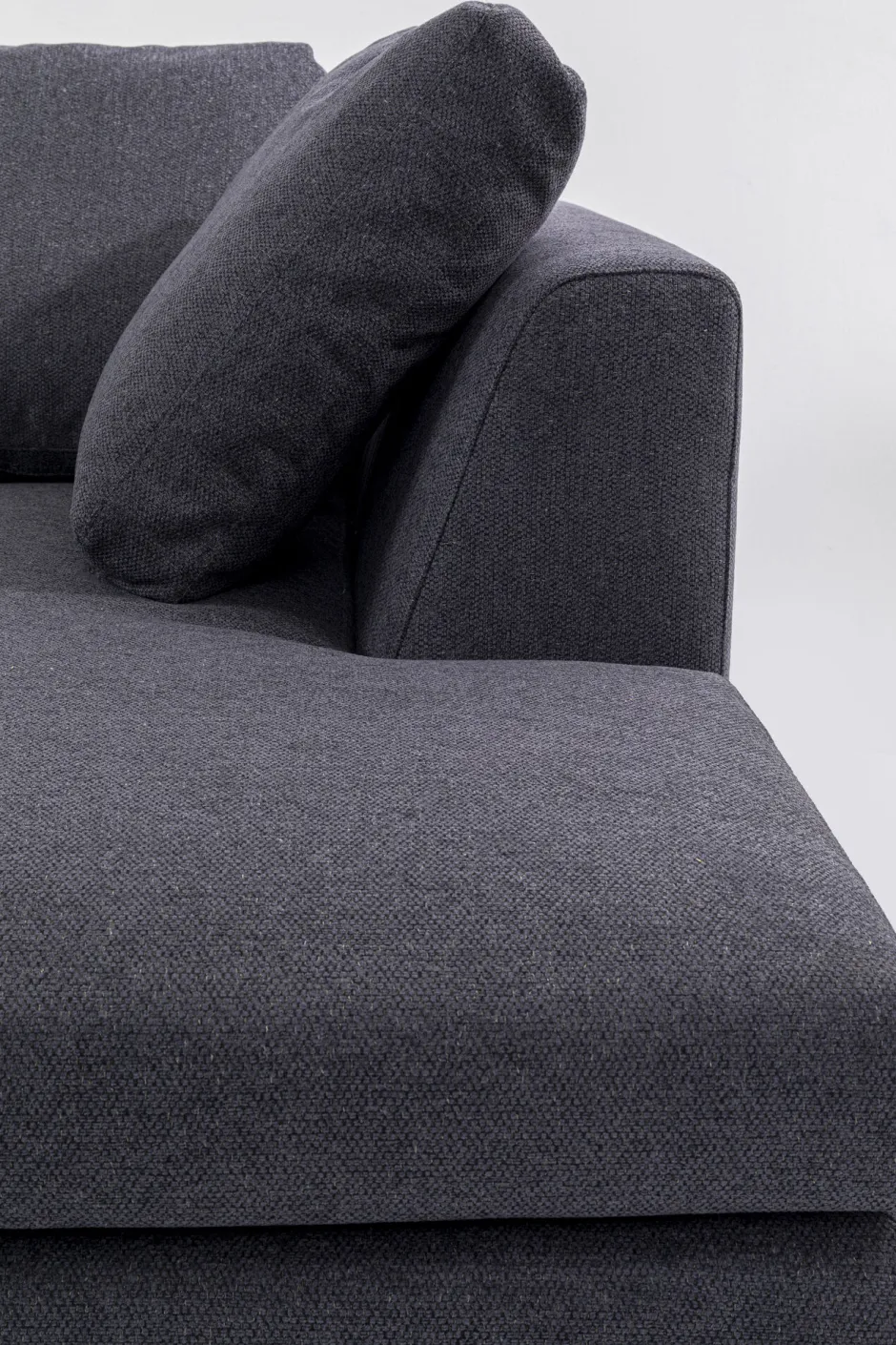 KARE Ecksofa Gianni Grau Rechts