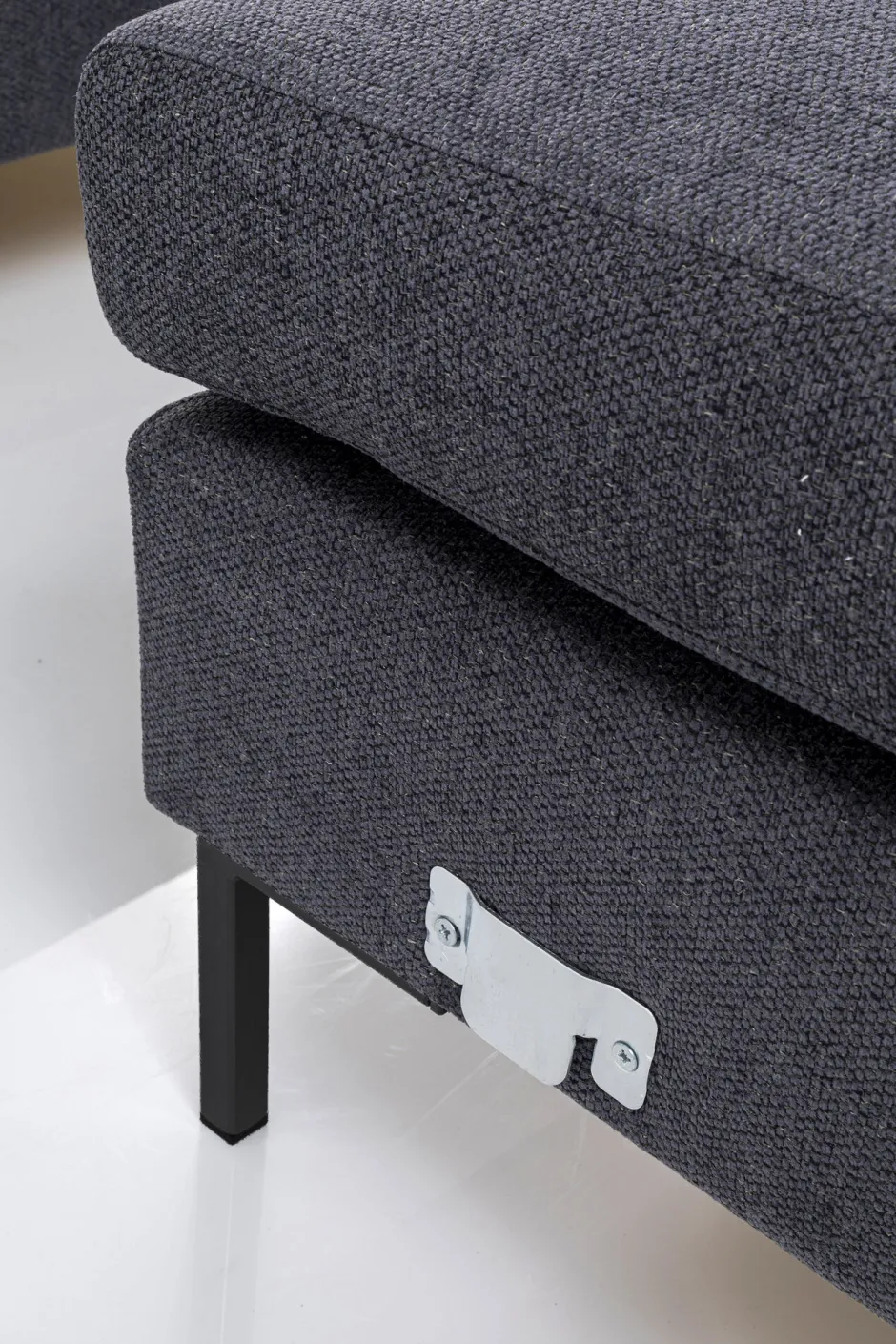 KARE Ecksofa Gianni Grau Rechts