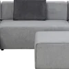 KARE Ecksofa Infinity Atlanta Grau Links