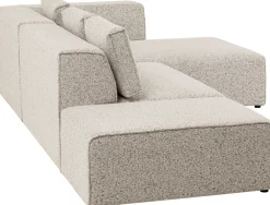 KARE Ecksofa Infinity Ottomane Macchiato Rechts