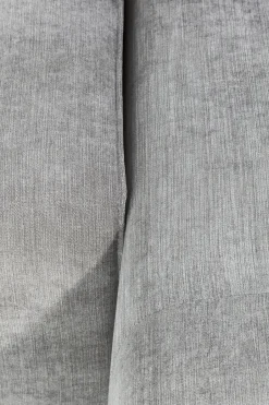 KARE Ecksofa Infinity Ottomane Grau Links