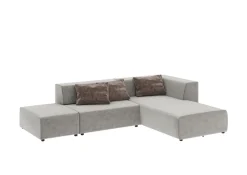 KARE Ecksofa Infinity Vegas Grau