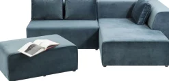KARE Ecksofa Infinity Velvet Ocean Rechts