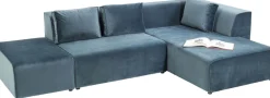 KARE Ecksofa Infinity Velvet Ocean Rechts