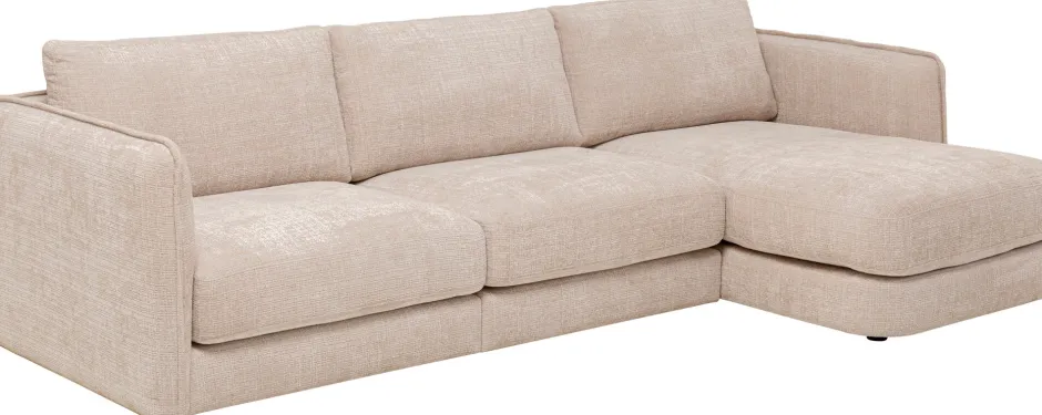 KARE Ecksofa Karma Creme Rechts