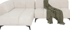 KARE Ecksofa Nia Creme Links 250cm
