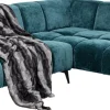 KARE Ecksofa Nia Glam Dunkelgrün Rechts 250cm