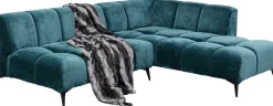 KARE Ecksofa Nia Glam Dunkelgrün Rechts 250cm