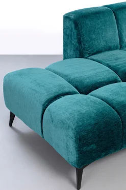 KARE Ecksofa Nia Glam Dunkelgrün Links 250cm