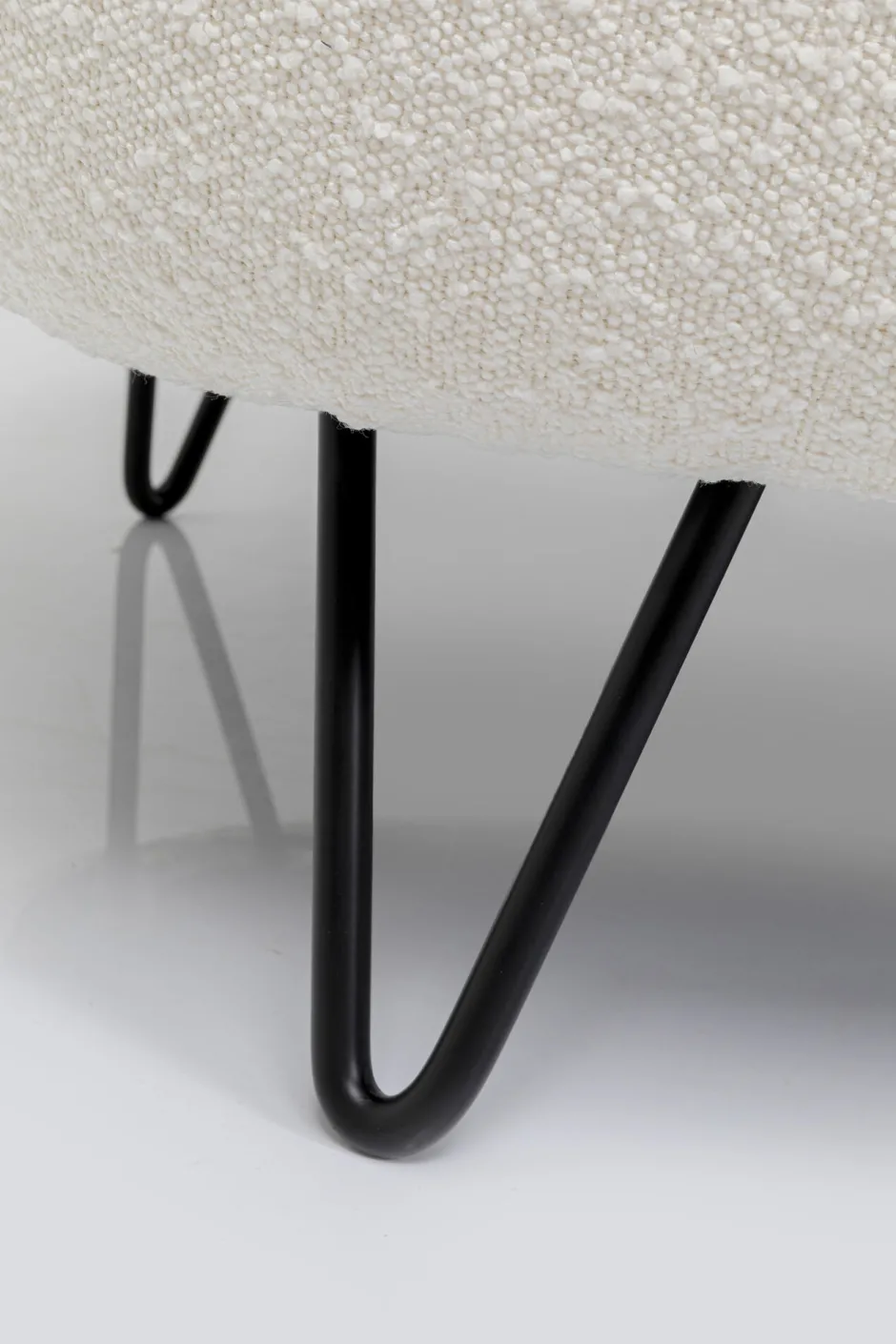 KARE Ecksofa Peppo Weiß