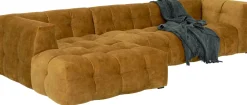 KARE Ecksofa Salamanca Goldbraun Links