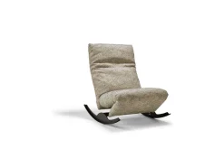 KARE Funktionssessel Rockfrog breit Stoff Lounge petrol