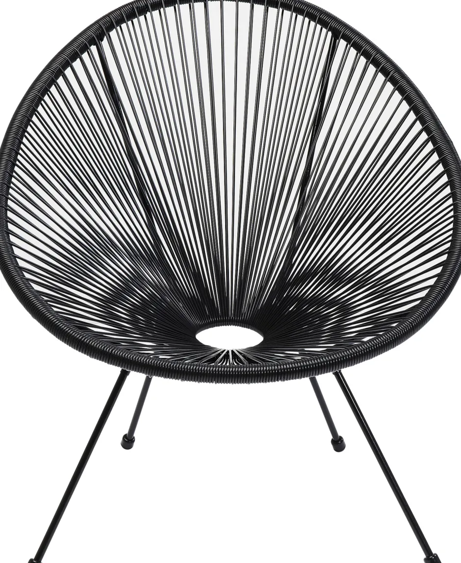 KARE Gartenset Acapulco 2tlg Schwarz