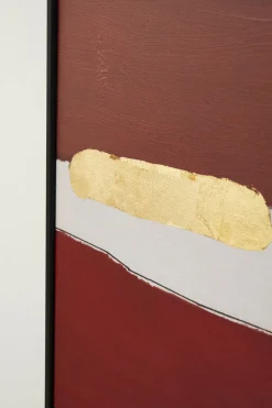 KARE Gerahmtes Bild Abstract Shapes Pink 73x143cm