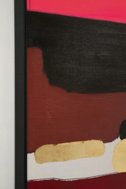 KARE Gerahmtes Bild Abstract Shapes Pink 73x143cm