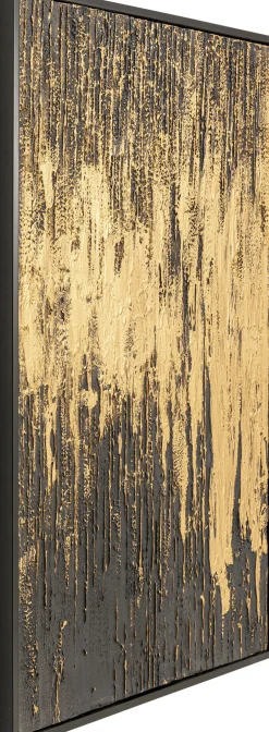 KARE Gerahmtes Bild Abstract Schwarz 80x120cm