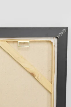 KARE Gerahmtes Bild Abstract Schwarz 80x120cm