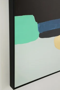 KARE Gerahmtes Bild Abstract Shapes Grün 73x143cm