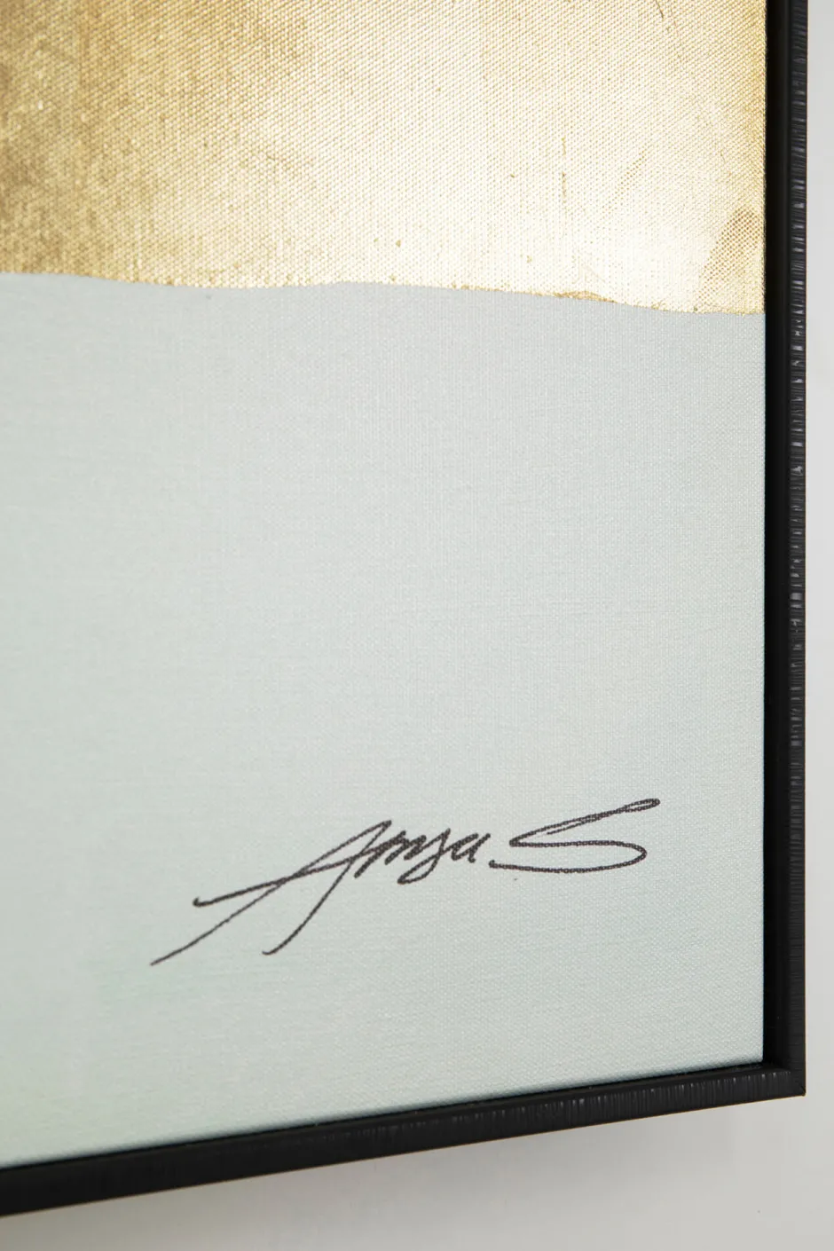 KARE Gerahmtes Bild Abstract Shapes Grün 73x143cm