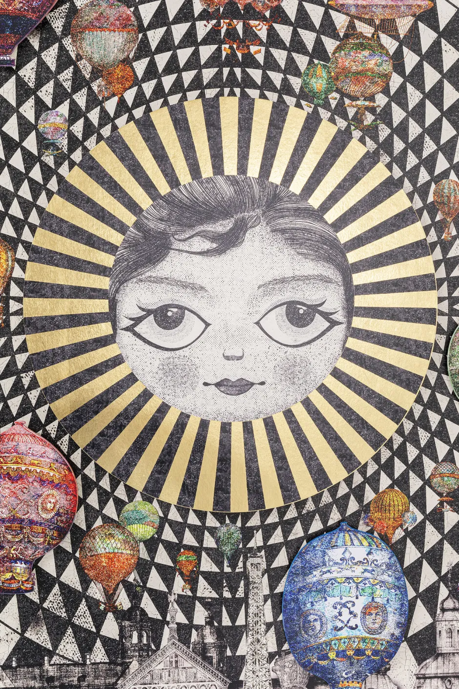 KARE Gerahmtes Bild Balloons 110x174cm