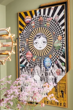 KARE Gerahmtes Bild Balloons 160x260cm