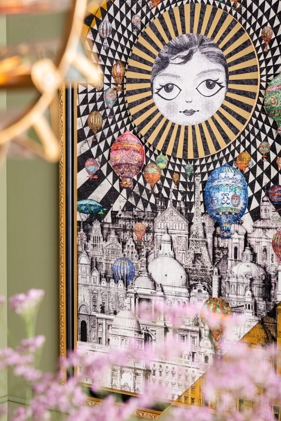 KARE Gerahmtes Bild Balloons 160x260cm