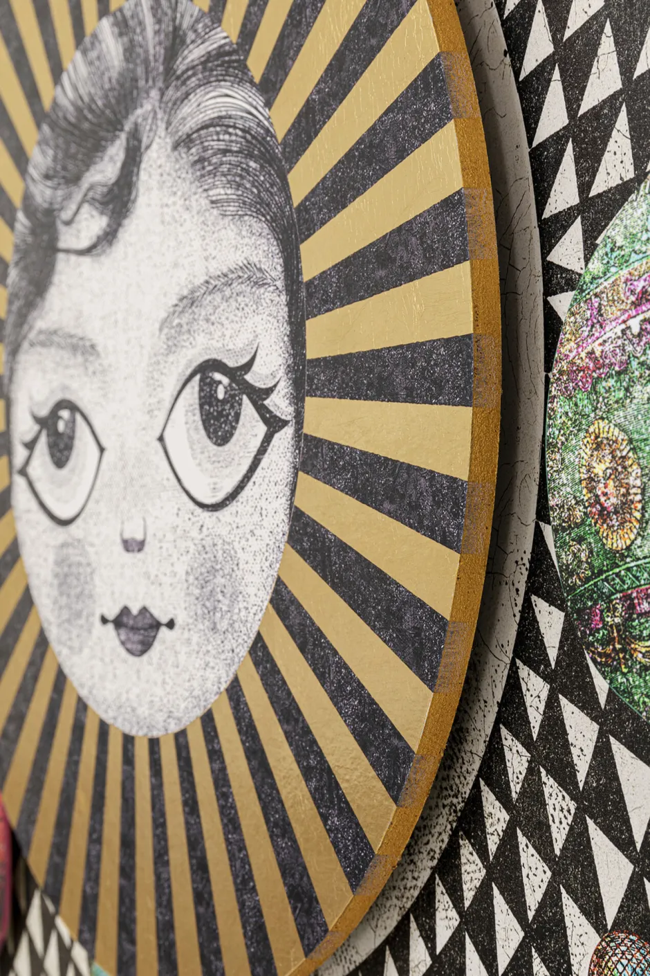 KARE Gerahmtes Bild Balloons 160x260cm