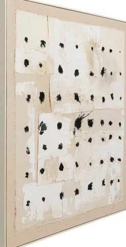 KARE Gerahmtes Bild Creative Dots 120x120cm