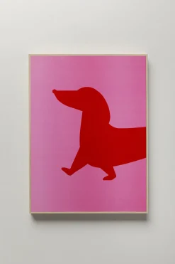 KARE Gerahmtes Bild Dog Frankie (2/Set)