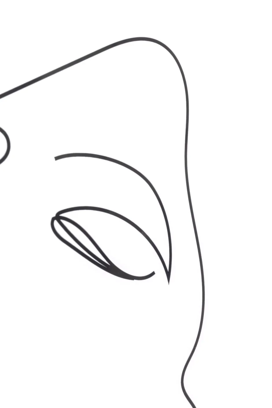 KARE Gerahmtes Bild Drawing Lady 63x93cm