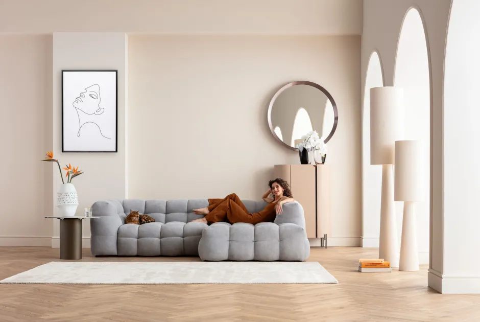 KARE Gerahmtes Bild Drawing Lady 63x93cm