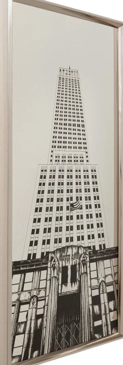 KARE Gerahmtes Bild Empire State Mirror 77x130cm