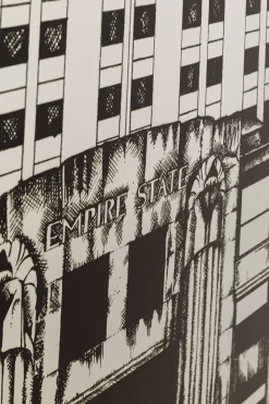 KARE Gerahmtes Bild Empire State Mirror 77x130cm