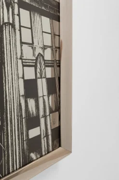 KARE Gerahmtes Bild Empire State Mirror 77x130cm