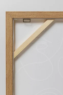 KARE Gerahmtes Bild Faccia Arte Tri Colore 90x120cm