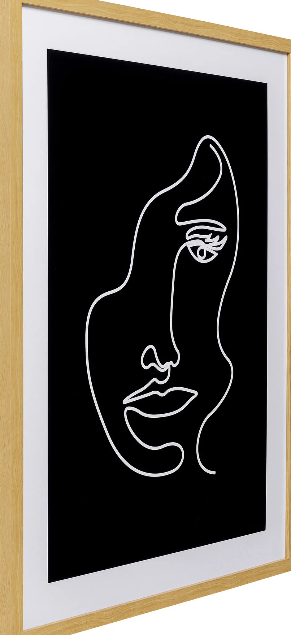 KARE Gerahmtes Bild Faccia Arte Woman 60x80cm