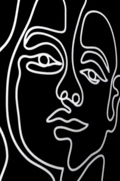 KARE Gerahmtes Bild Faccia Arte Woman 60x80cm