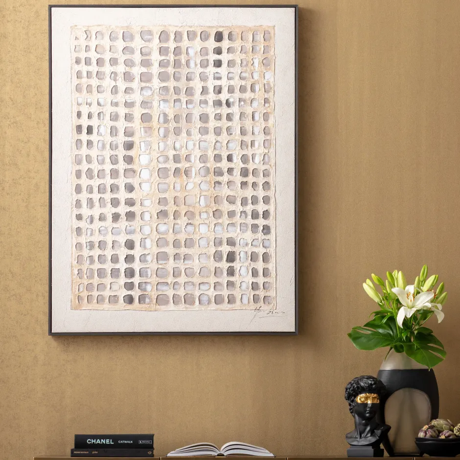 KARE Gerahmtes Bild Glitter Curtain 120x90cm