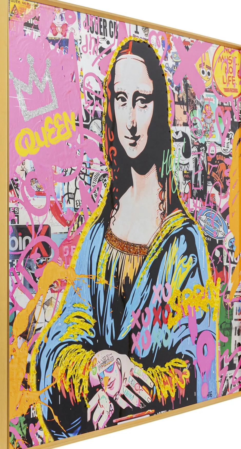 KARE Gerahmtes Bild La Viva Woman 100x100cm