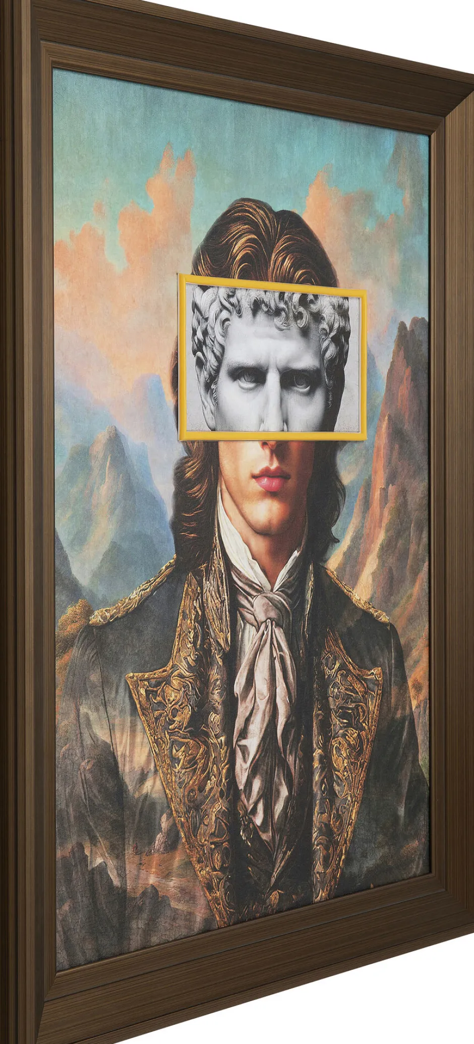 KARE Gerahmtes Bild LED Art Gentleman 80x100cm