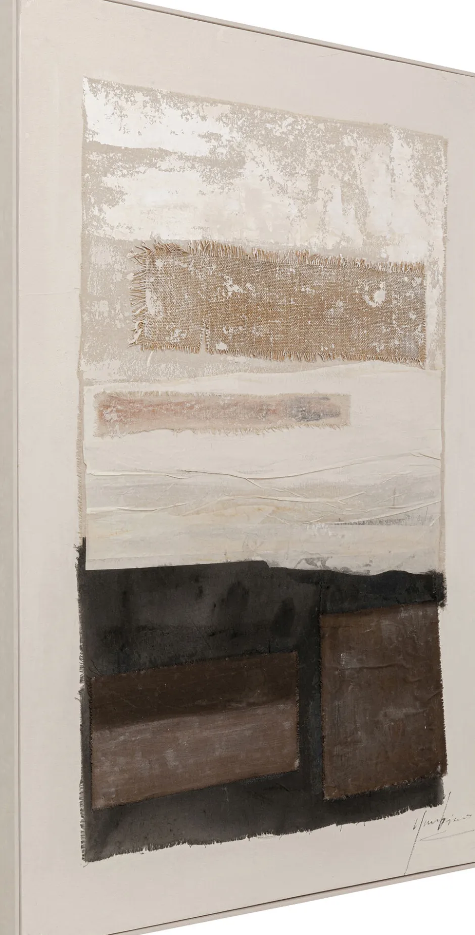 KARE Gerahmtes Bild Lontano Braun 90x120cm