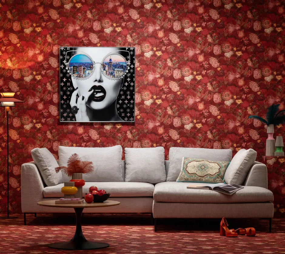 KARE Gerahmtes Bild NY View 120x120cm