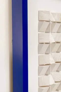 KARE Gerahmtes Bild Origami Weiß 74x104cm