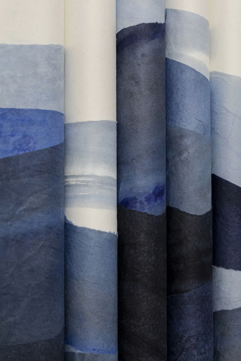 KARE Gerahmtes Bild Shadow Skyline Blue 160x60cm