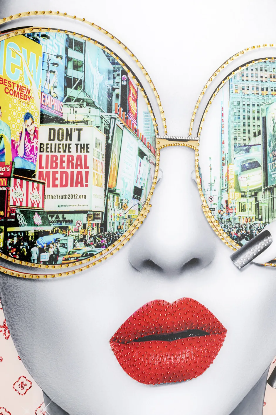 KARE Gerahmtes Bild Times Square View 120x120cm