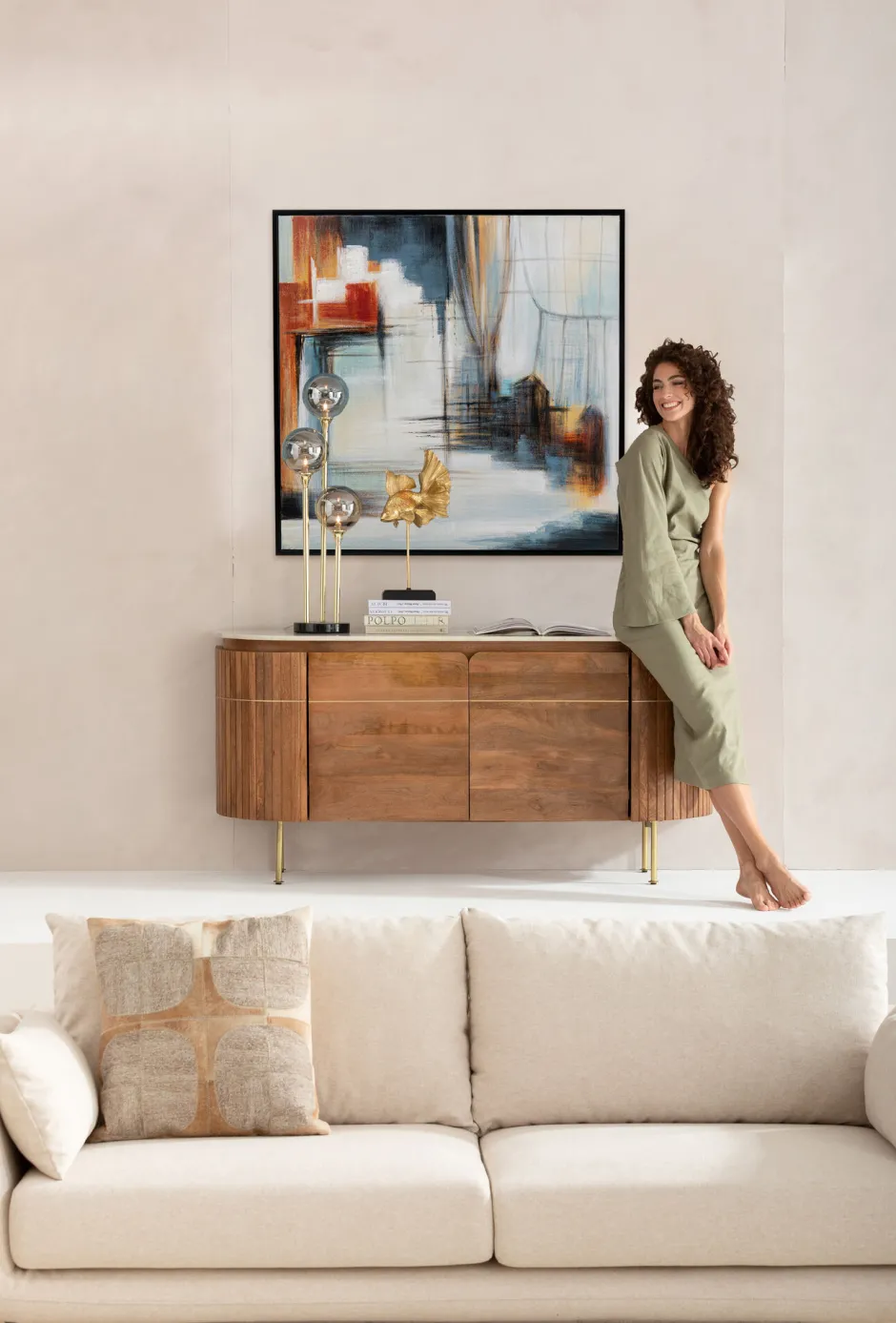 KARE Gerahmtes Bild Visione Front 100x100cm